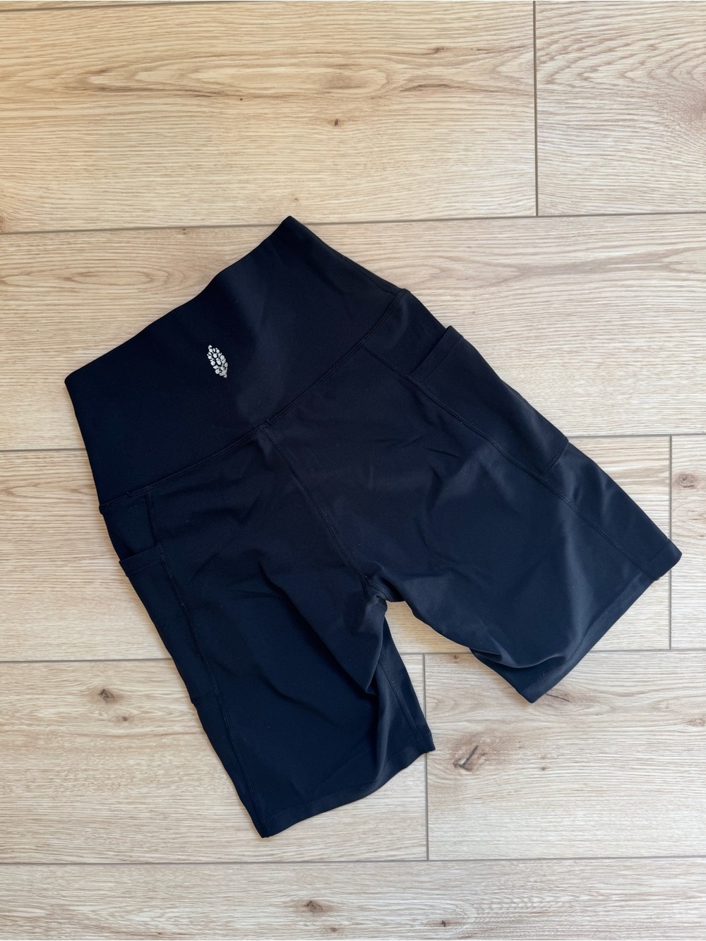 free people movement black bike shorts xsmall small